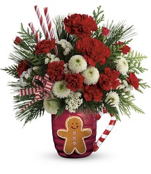Send A Hug Winter Sips Bouquet  Cottage Florist Lakeland Fl 33813 Premium Flowers lakeland
